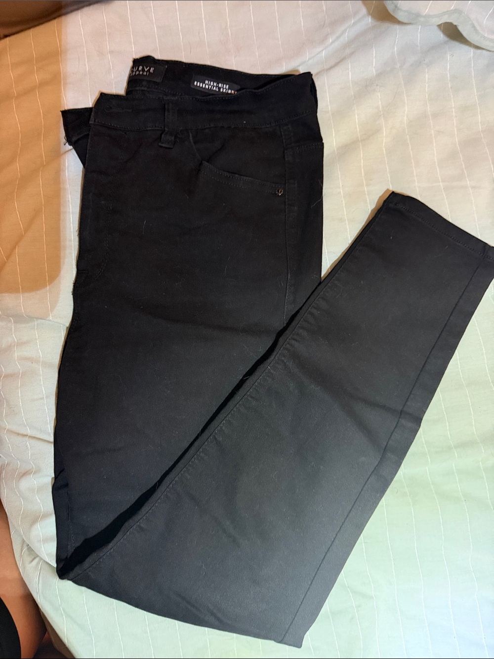 Black womens curve appeal pants